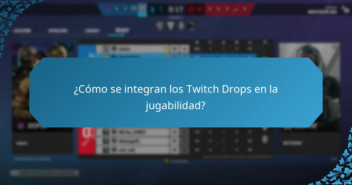 ¿Cuáles son los eventos en vivo clave que presentan Twitch Drops?