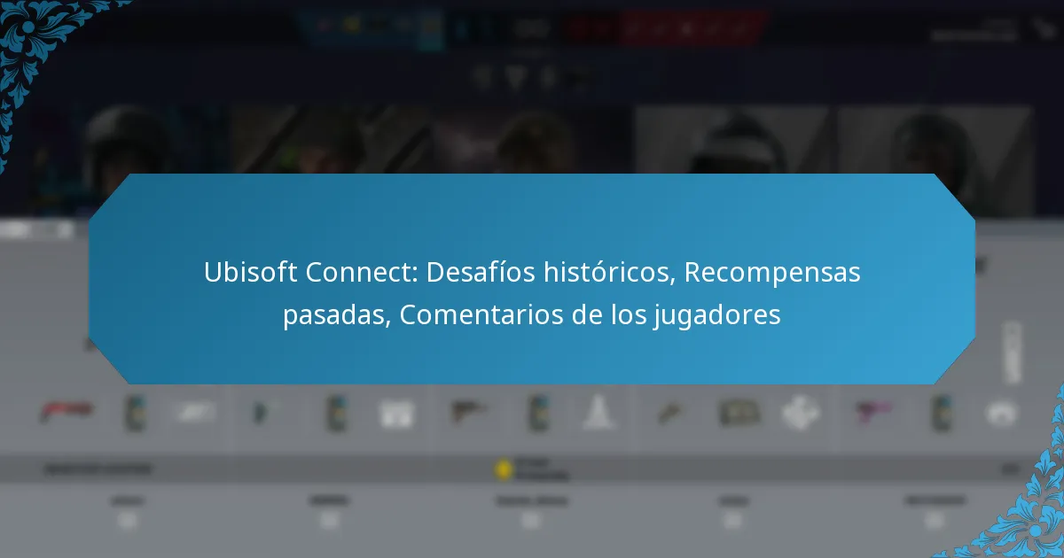 Ubisoft Connect: Desafíos históricos, Recompensas pasadas, Comentarios de los jugadores